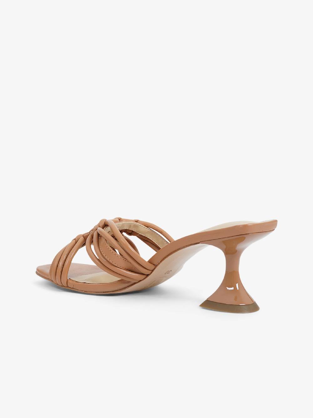 UNIQUE Sandali Con Tacco 2275-A Donna Pelle Marrone