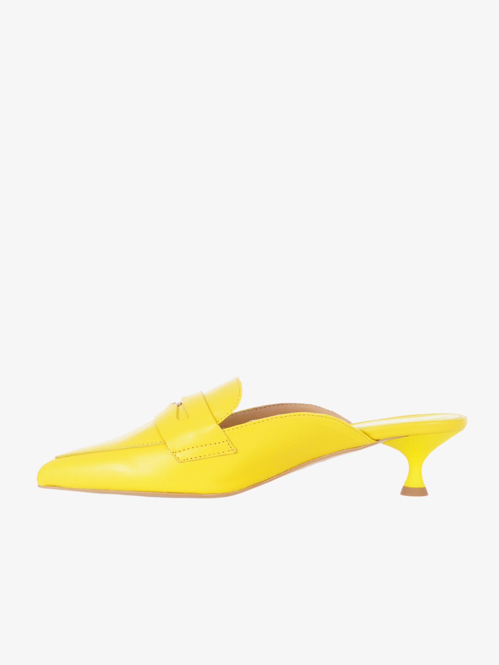 JOY WENDEL Sandali Con Tacco 344 Donna In Pelle Giallo