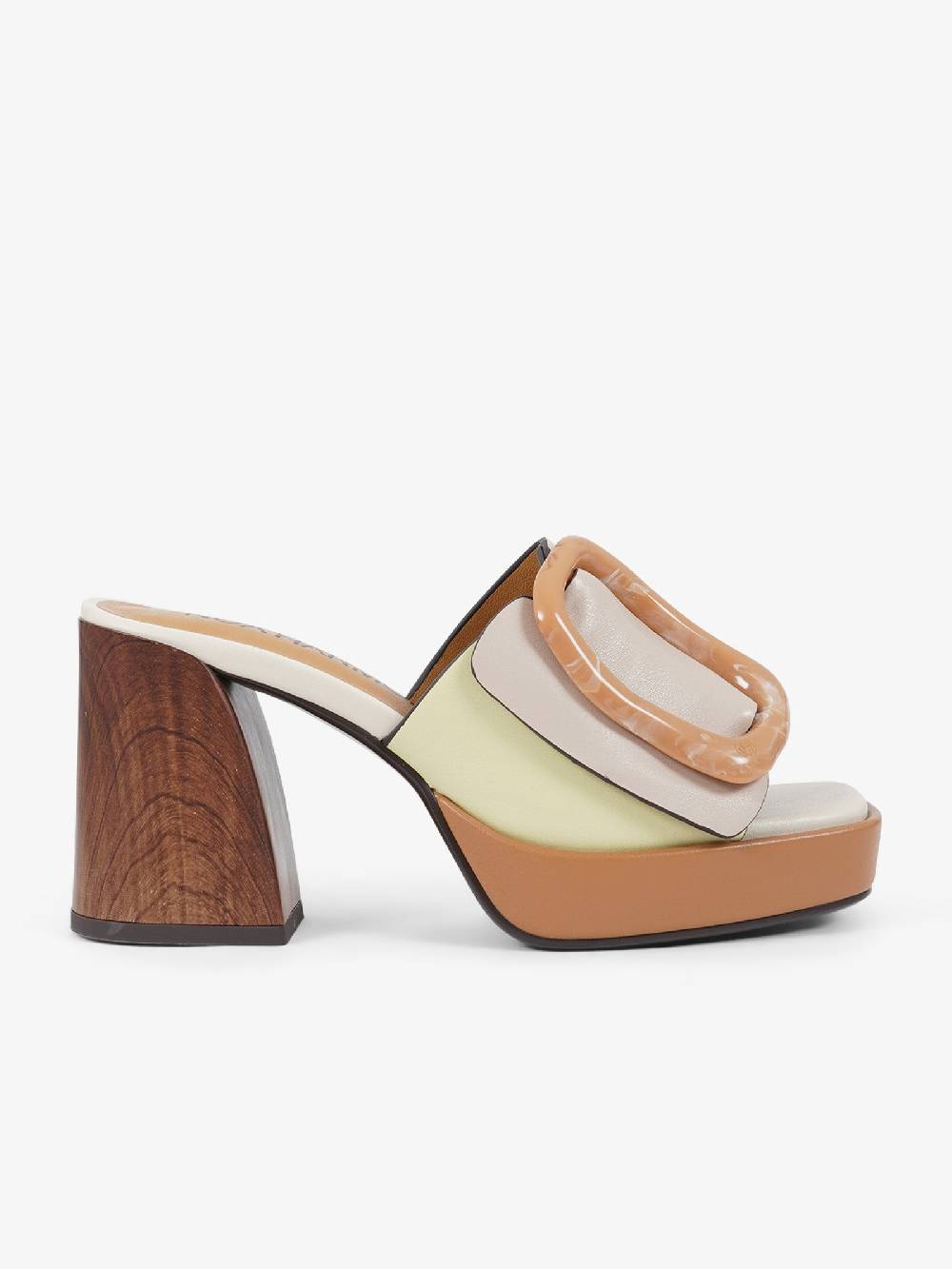 NOA HARMON Sandali con tacco Celia 9677 donna pelle beige