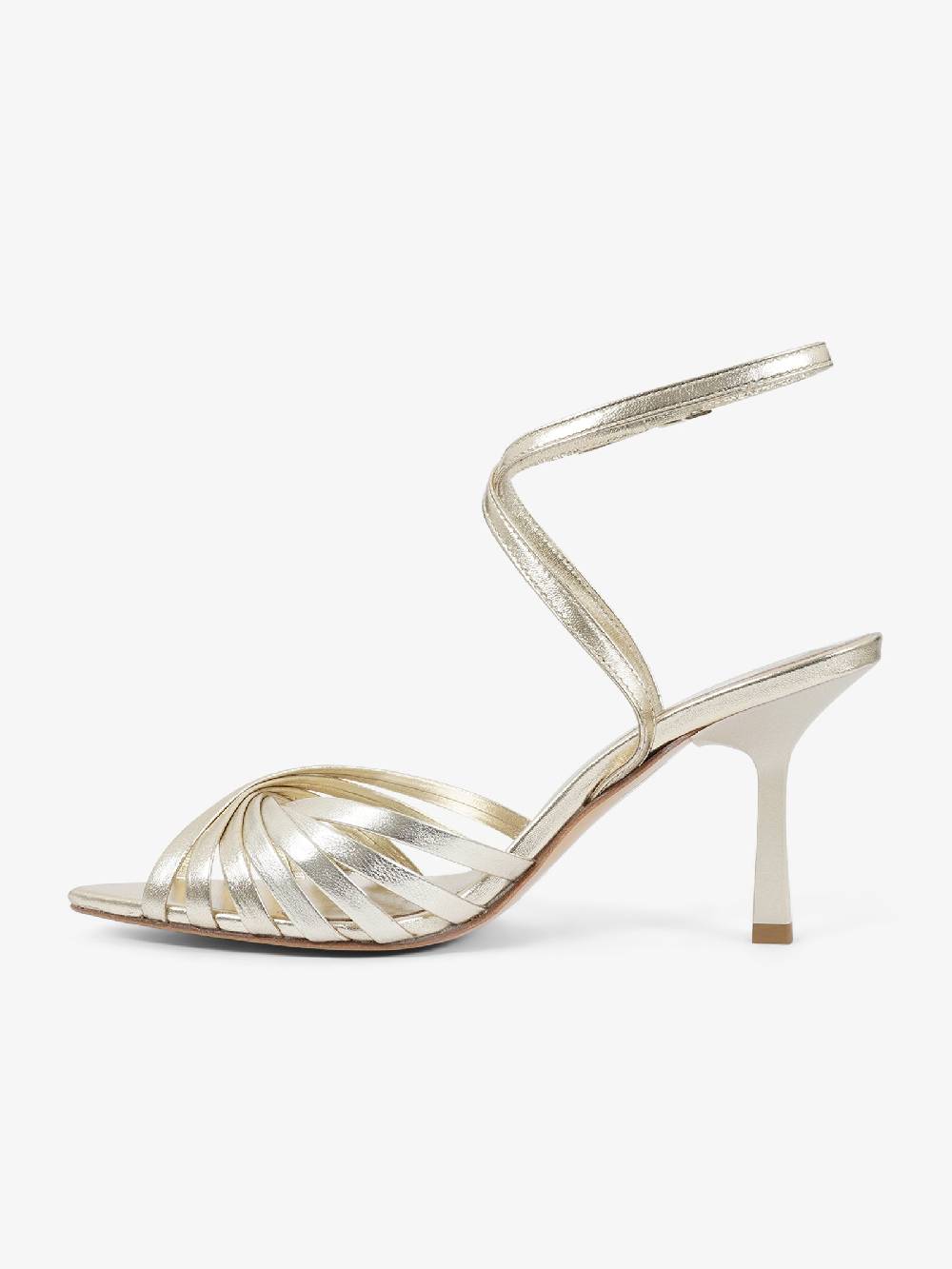 GISEL MOIRE Sandali Con Tacco CHRIS Donna Pelle Oro