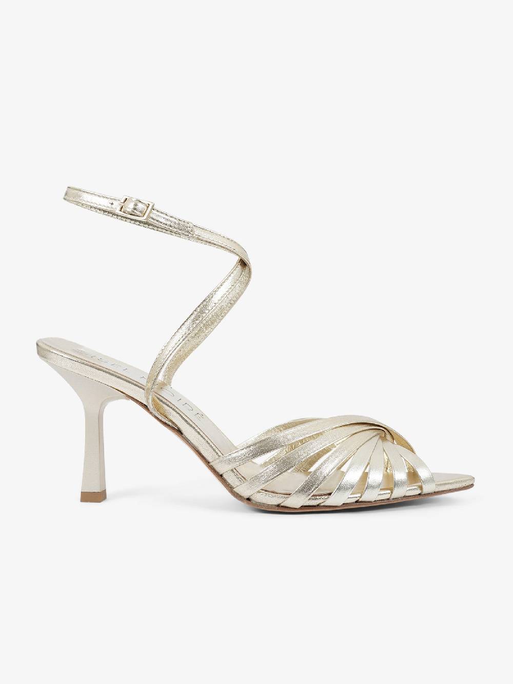 GISEL MOIRE Sandali Con Tacco CHRIS Donna Pelle Oro