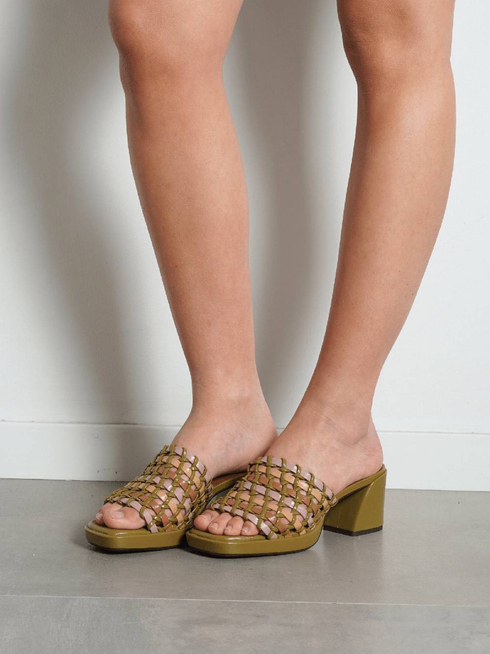 NOA HARMON Sandali Con Tacco SIRA 9712 Donna Pelle Verde