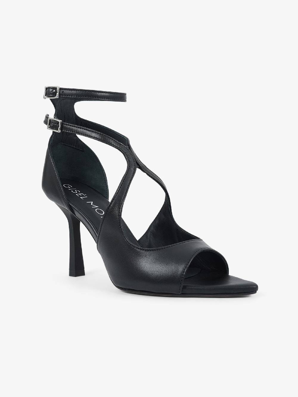 GISEL MOIRE Sandali Con Tacco STEFY Donna Pelle Nero