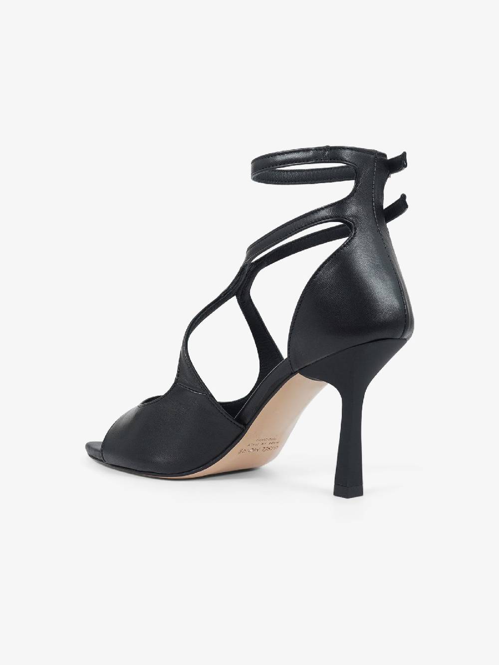 GISEL MOIRE Sandali Con Tacco STEFY Donna Pelle Nero