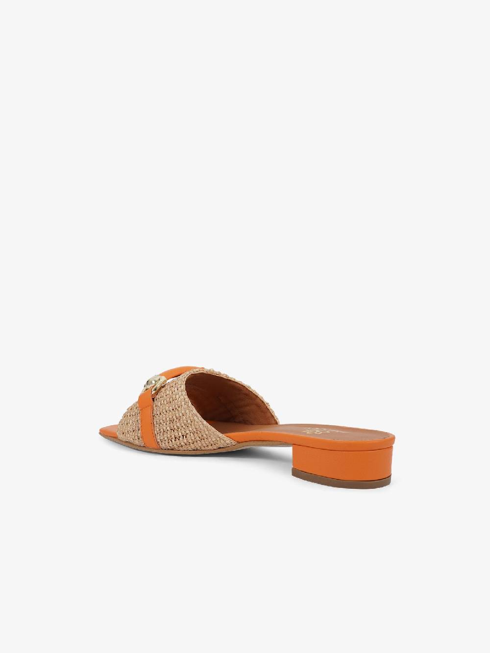 HESSY Sandali Con Tacco TACCO 10 720 Donna Rafia Arancione