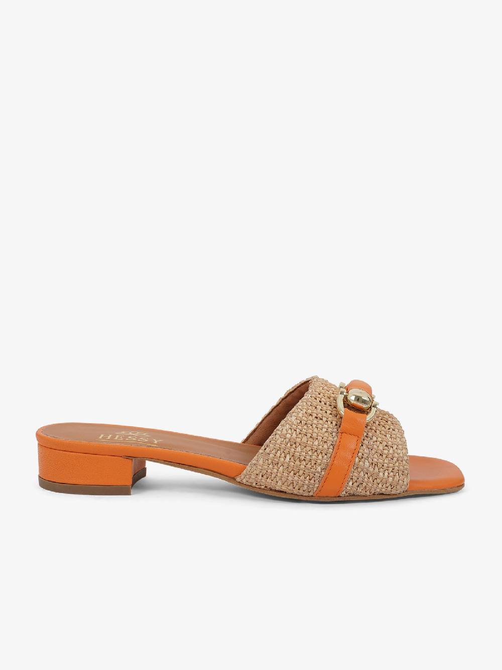 HESSY Sandali con tacco TACCO 10 720 donna rafia arancione HESSY Sandali con tacco TACCO 10 720 donna rafia arancione
