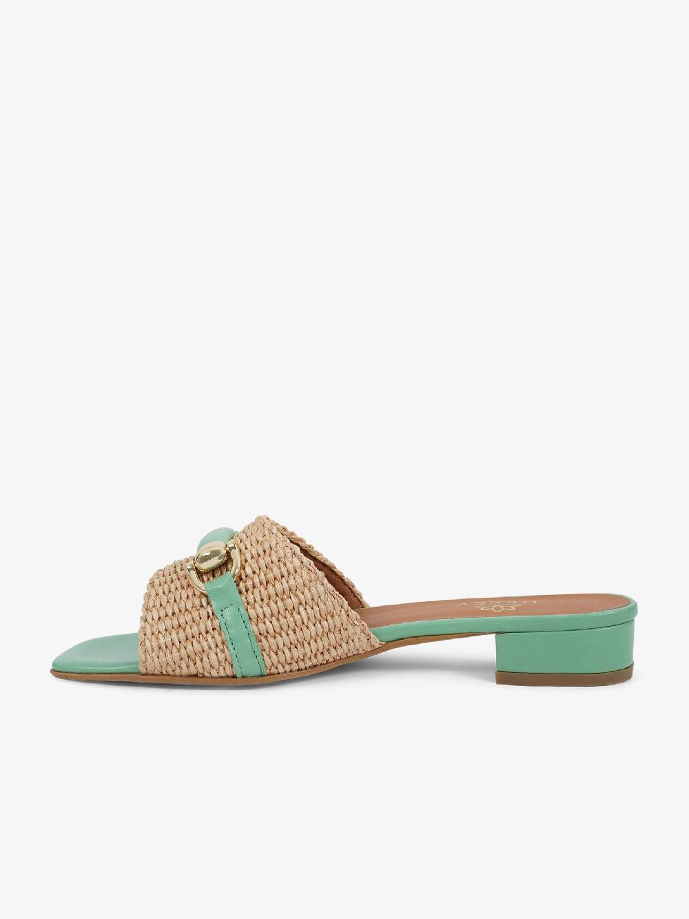 HESSY Sandali Con Tacco TACCO 10 720 Donna Rafia Verde