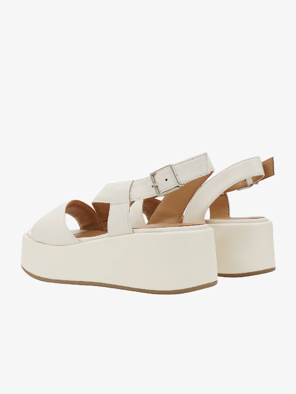 SORELLI Sandali Con Zeppa 2108 Kira Donna Bianco Caldo