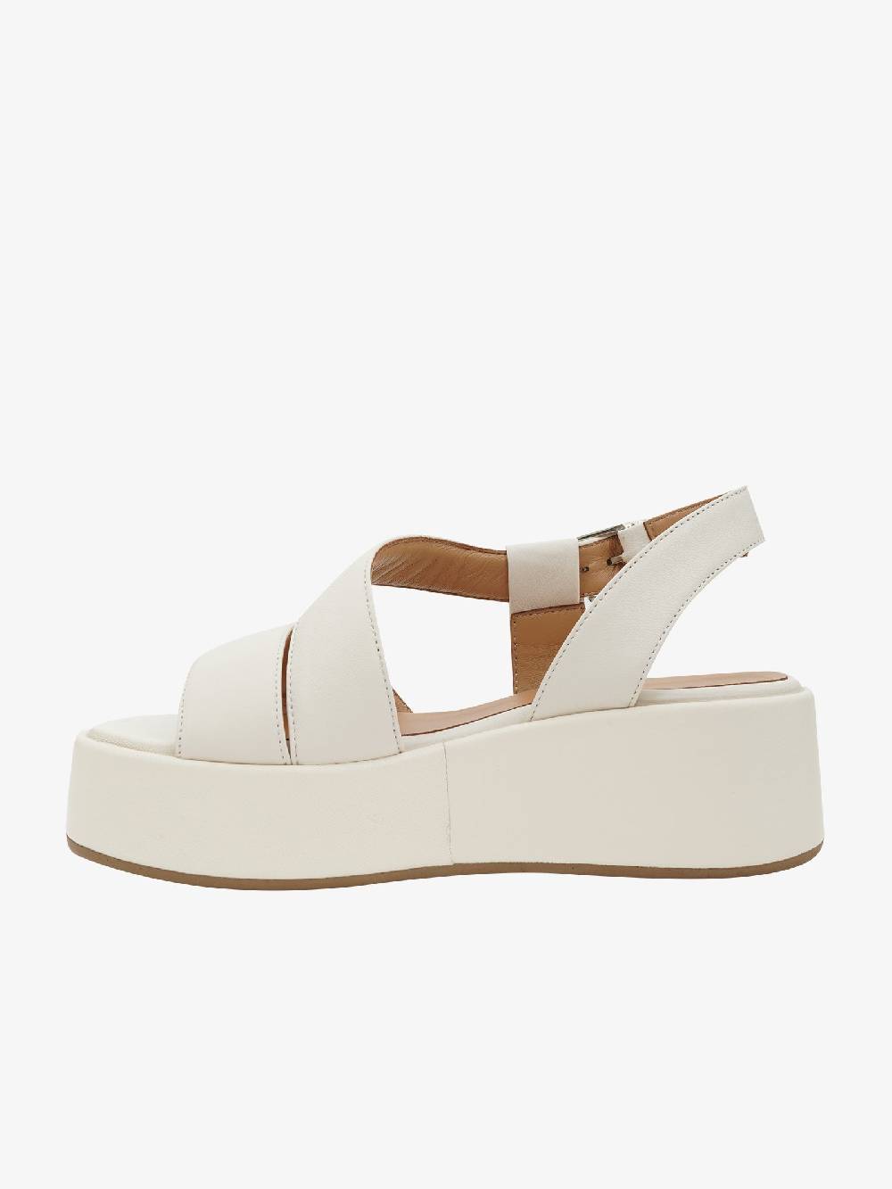 SORELLI Sandali Con Zeppa 2108 Kira Donna Bianco Caldo