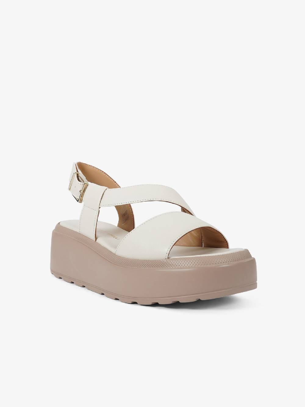 SORELLI Sandali Con Zeppa Fly 2108/FLY Donna Pelle Panna