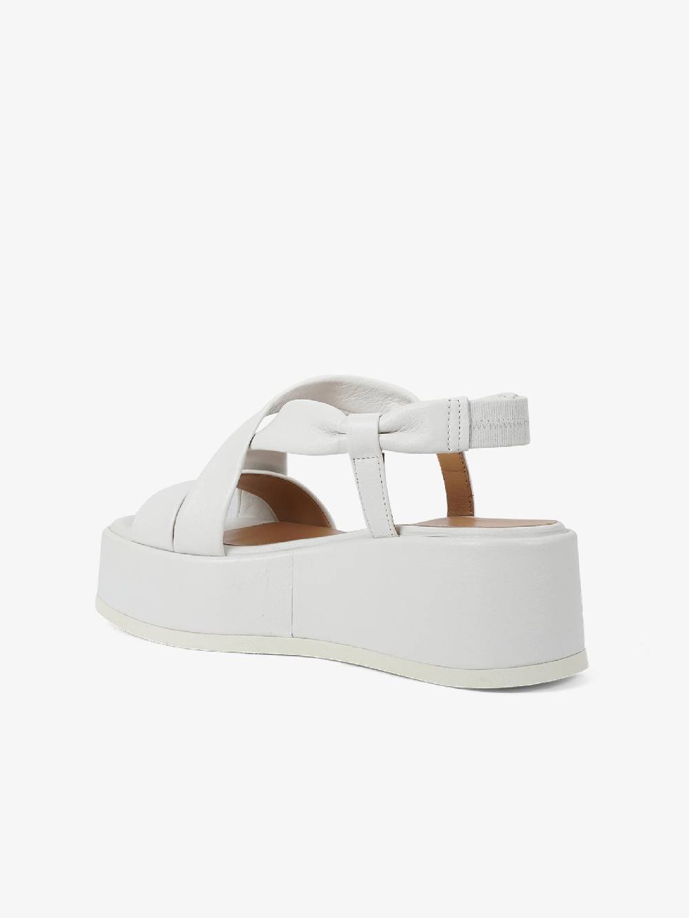 SORELLI Sandali Con Zeppa Kira 1946/KIRA/MS Donna Pelle Bianco