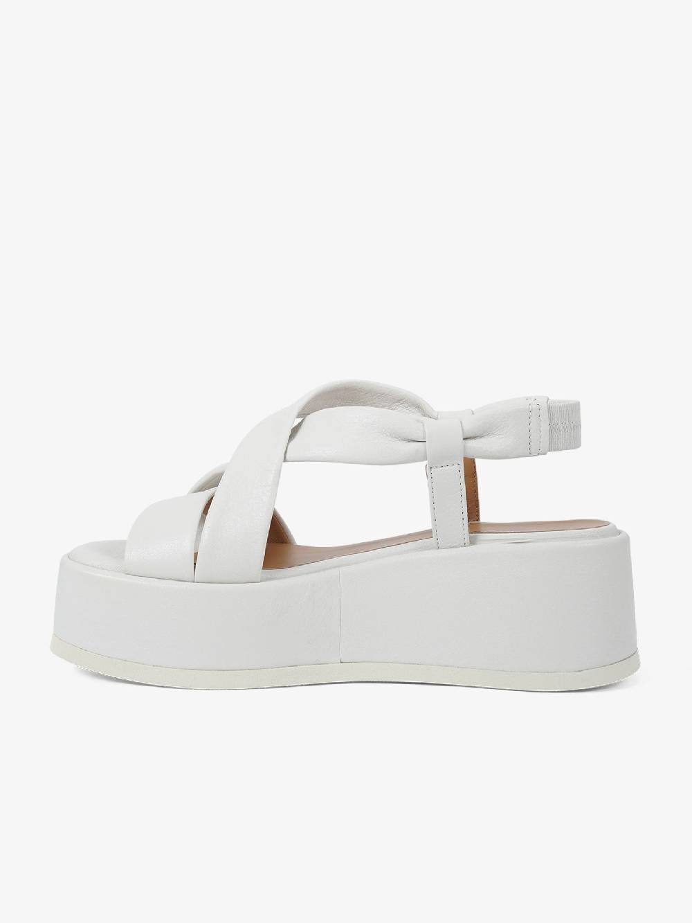 SORELLI Sandali Con Zeppa Kira 1946/KIRA/MS Donna Pelle Bianco