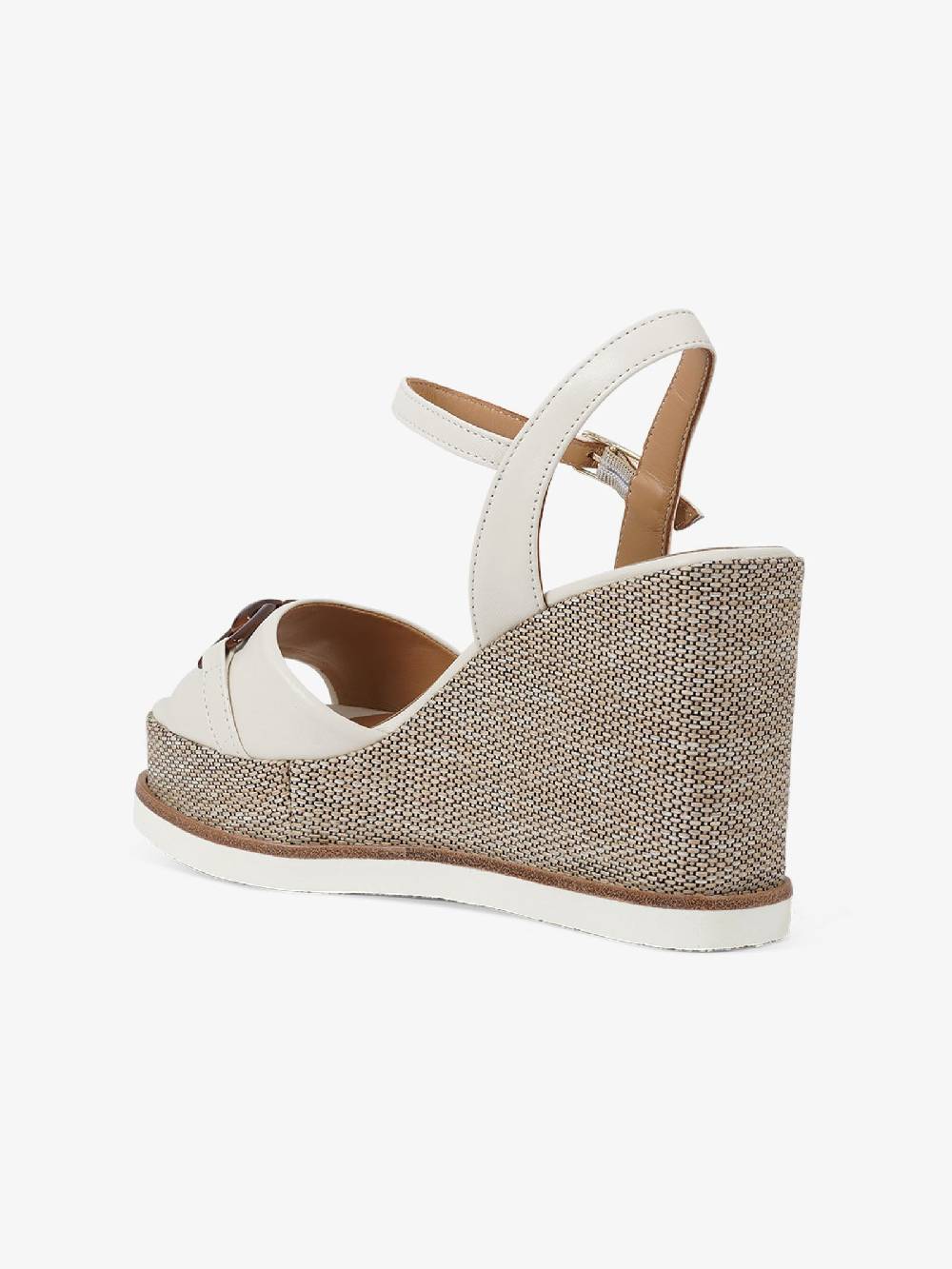 SORELLI Sandali Con Zeppa Vale 2165/VALE/XLG Donna Pelle Panna