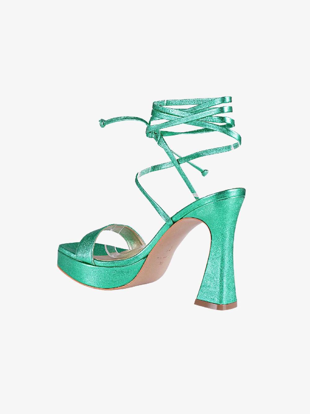 MARC ELLIS Sandali Maui Donna Verde Specchio Con Lacci