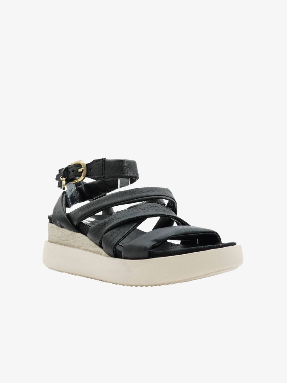 MJUS Sandalo T18001 Donna Con Cinturino Alla Caviglia Nero