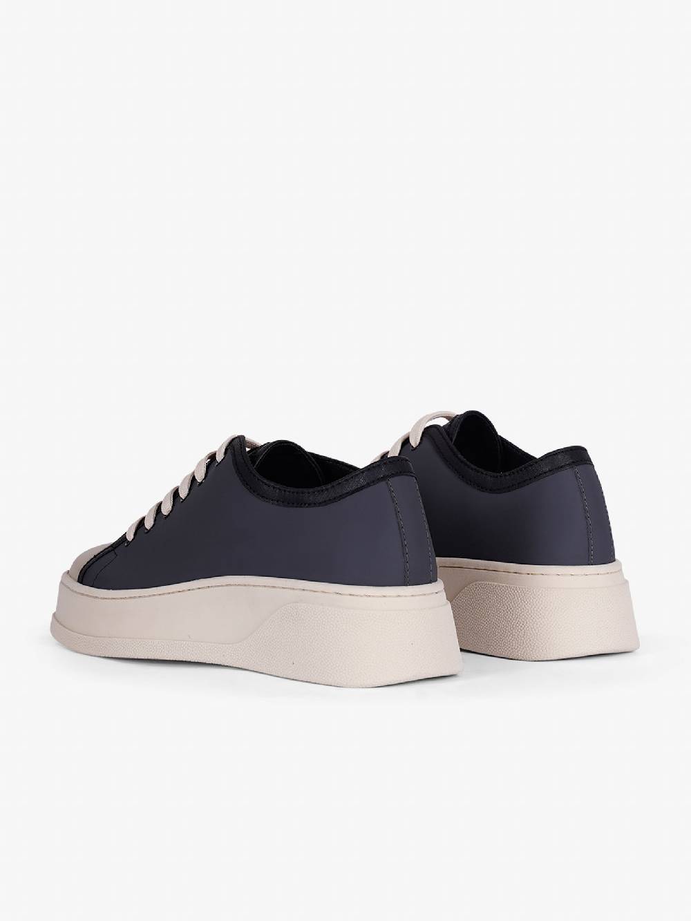 TAKAMORI Scarpe Stringate Ibiza/U Uomo In Pelle Gommata Grigio Opale