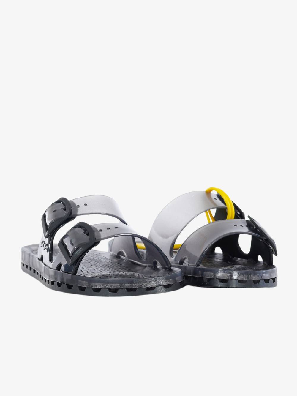 SENSI Ciabatte La Jolla Black Fluo 4151/BF Grigio