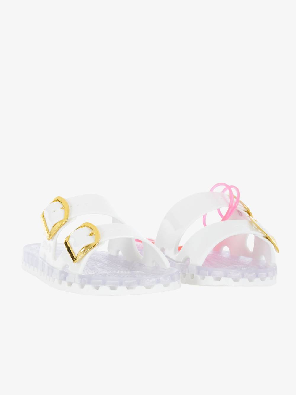 SENSI Ciabatte La Jolla Flamingo 4151/FL Bianco