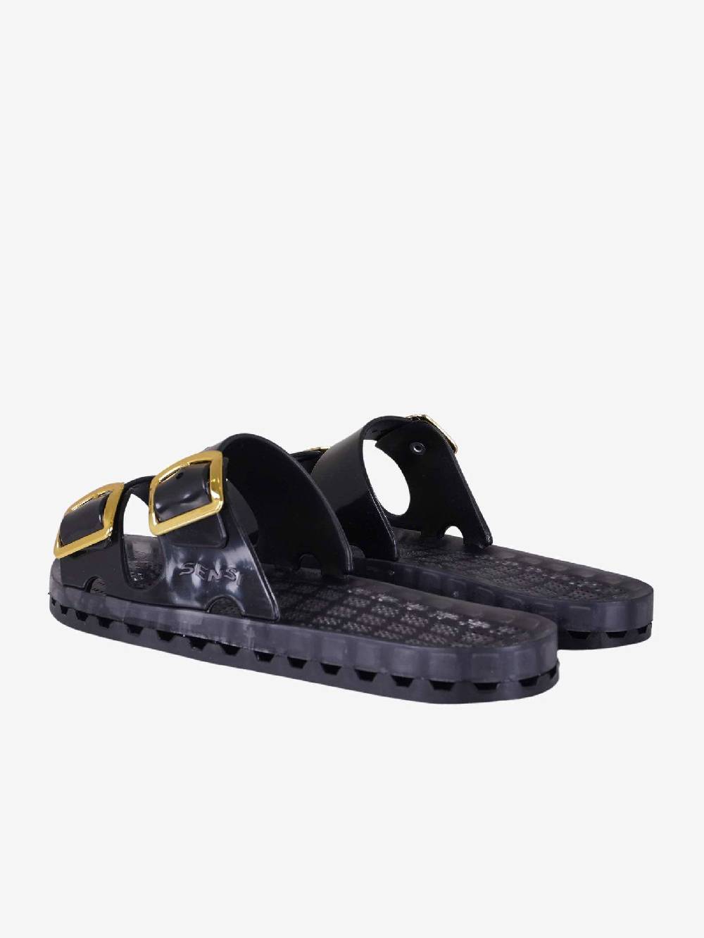 SENSI Ciabatte La Jolla Flamingo 4151/FL Nero