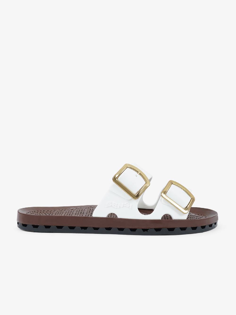 SENSI Ciabatte la jolla moka 4153/MK bianco