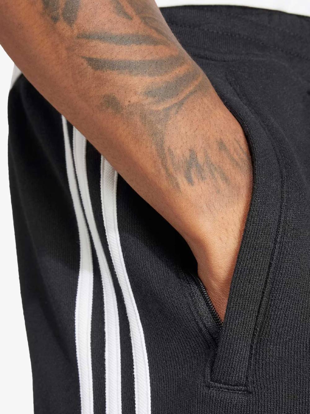 ADIDAS Shorts Adicolor 3-Stripes IU2337 Uomo In Cotone Nero/bianco