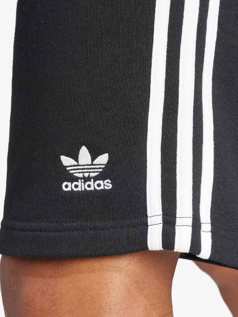 ADIDAS Shorts Adicolor 3-Stripes IU2337 Uomo In Cotone Nero/bianco