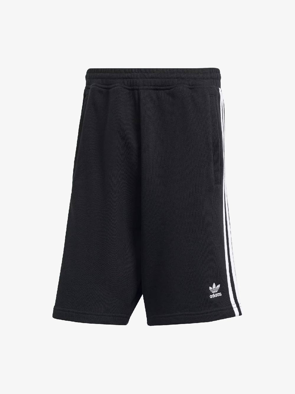 ADIDAS Shorts Adicolor 3-Stripes IU2337 uomo in cotone nero/bianco