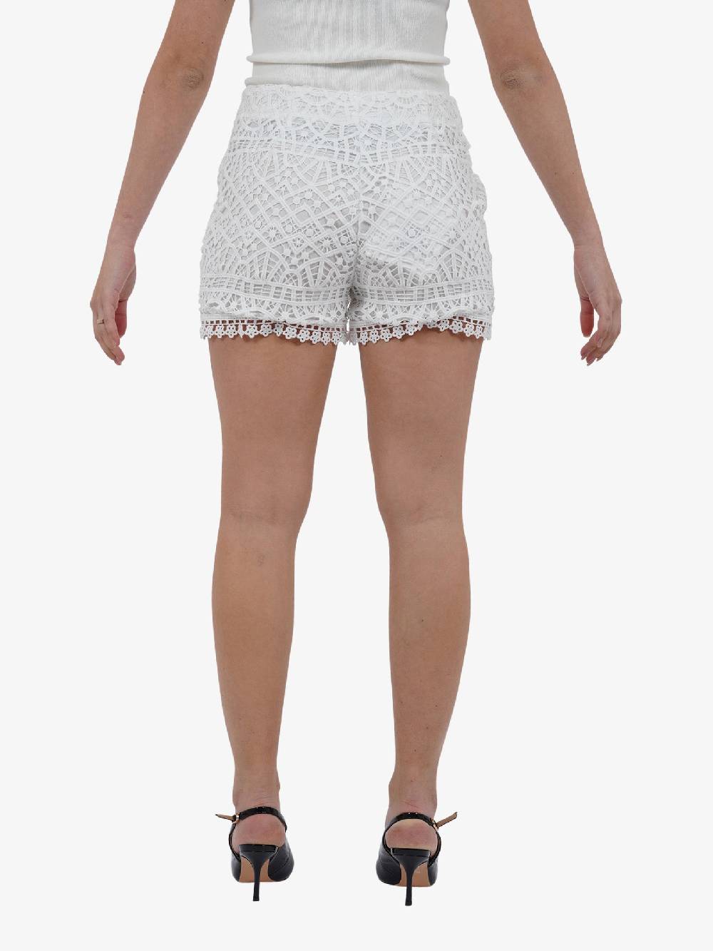 TRASH AND LUXURY Shorts Con Ricamo TL-07SS240537 Donna Panna