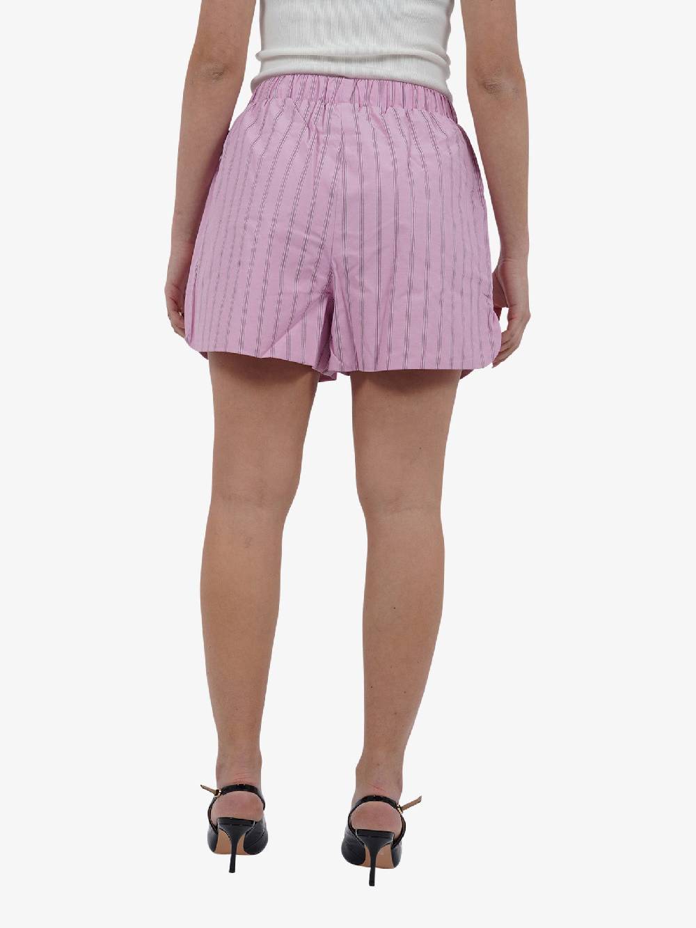 GLAMOROUS Shorts Con Spacco TM0888A Donna Cotone Rosa