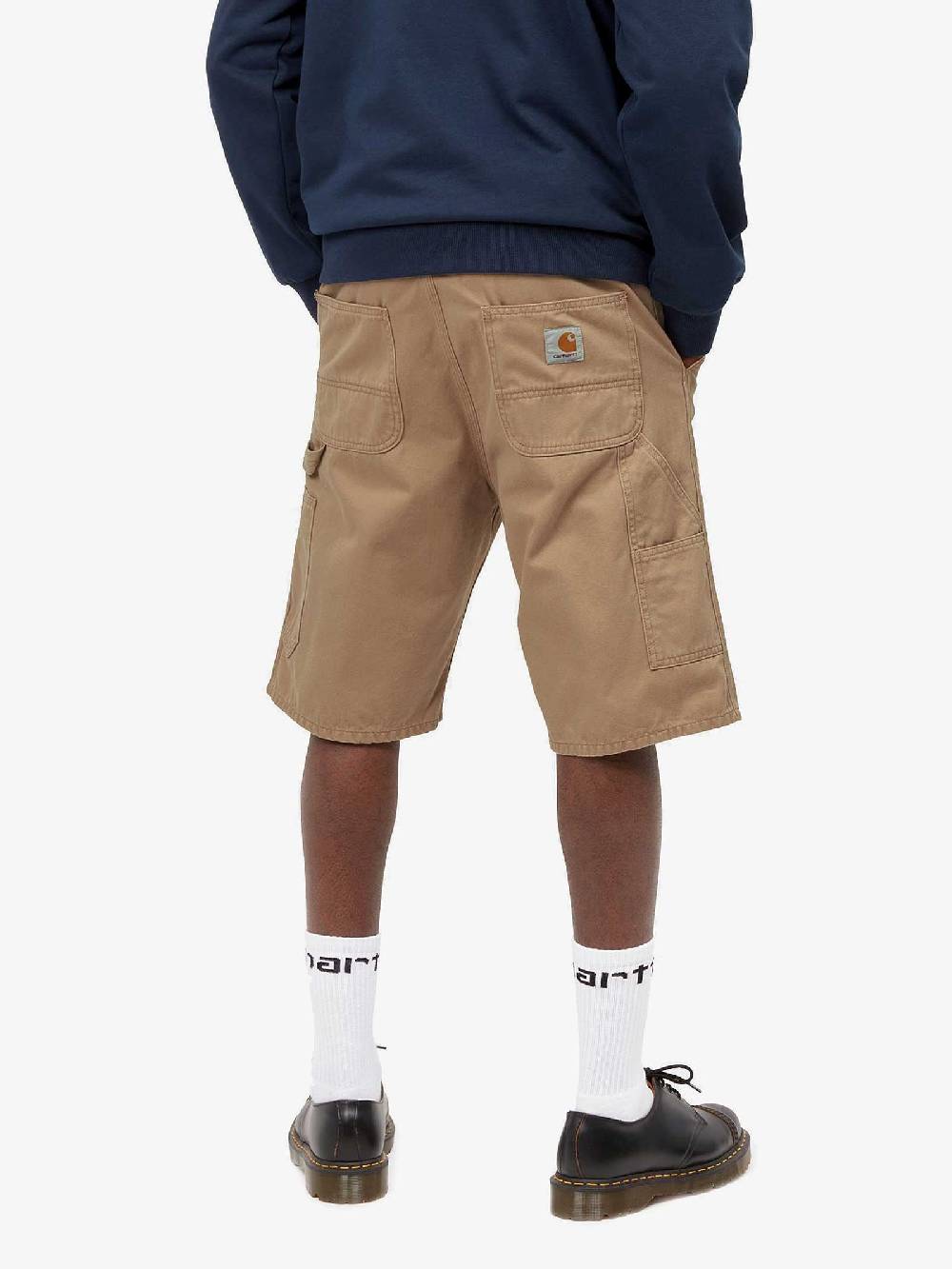 CARHARTT WIP Shorts Ruck Single Al Ginoccio Uomo Pietra