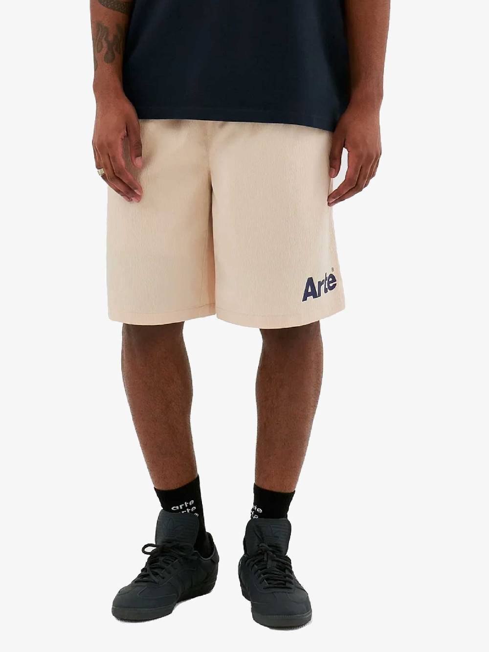 ARTE ANTWERP Shorts Samuel Logo SS24-127SHO Uomo Beige
