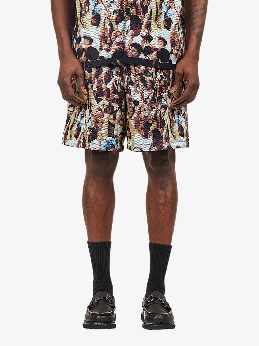 ARTE ANTWERP Shorts Scottie Mesh Shorts SS24-121SH Uomo Multicolor