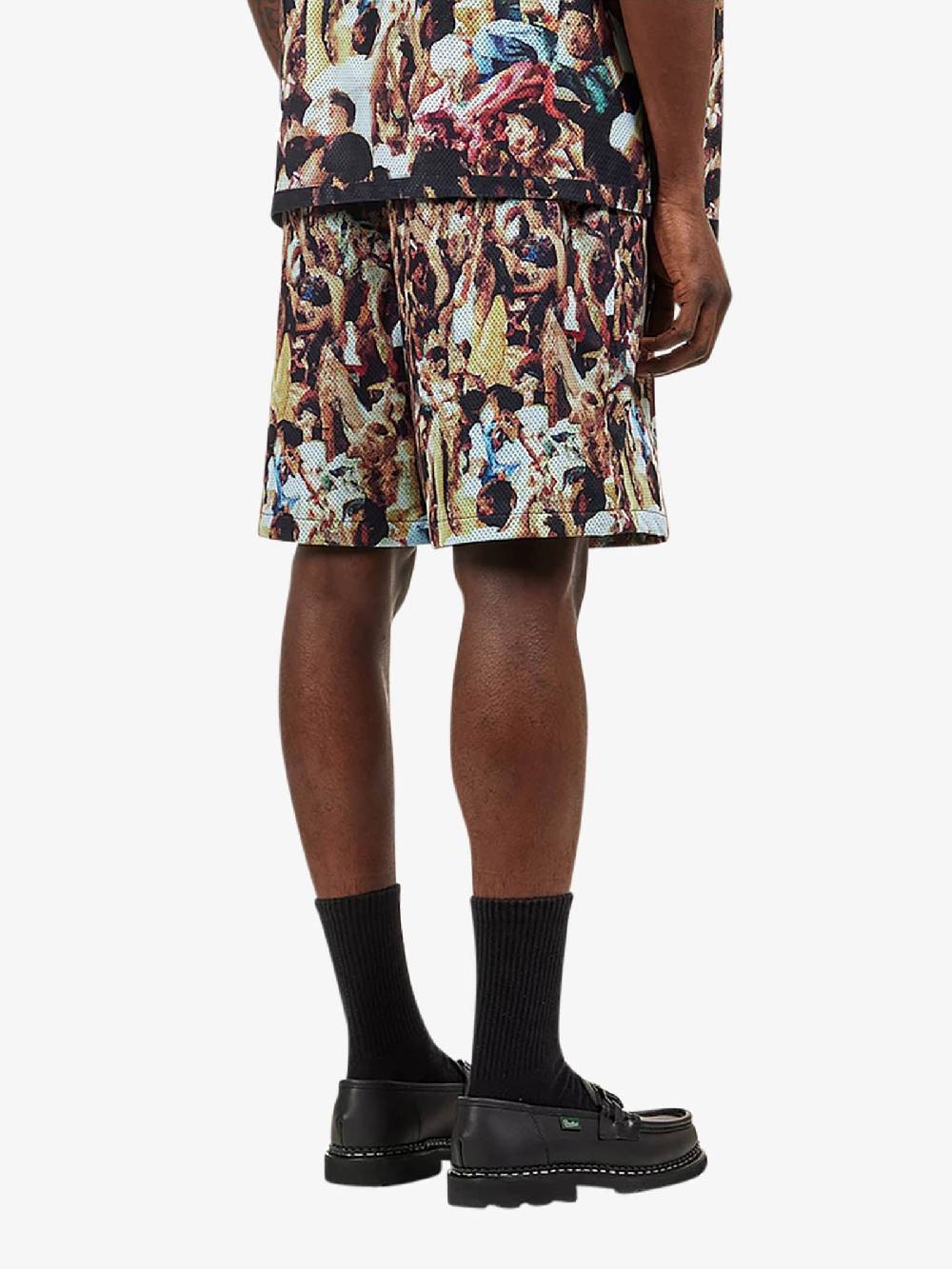 ARTE ANTWERP Shorts Scottie Mesh Shorts SS24-121SH Uomo Multicolor