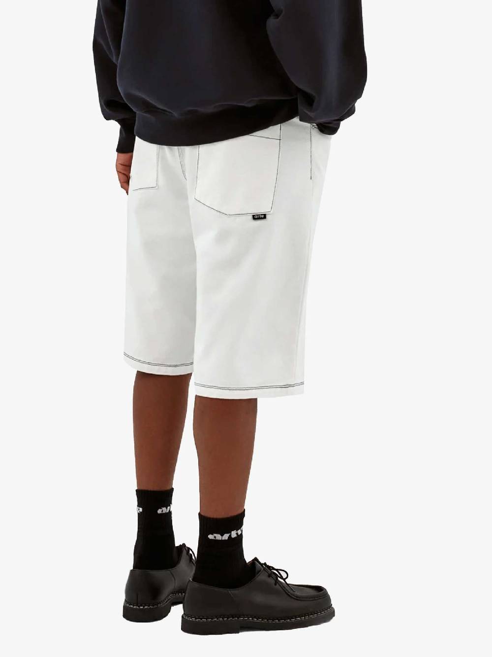 ARTE ANTWERP Shorts Silvain Heart Detail SS24-077SHO Uomo Bianco