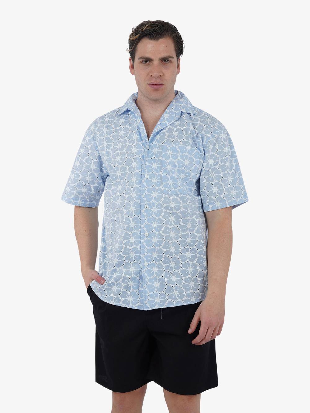 SILTED Camicia BAJA Uomo Cotone Azzurro