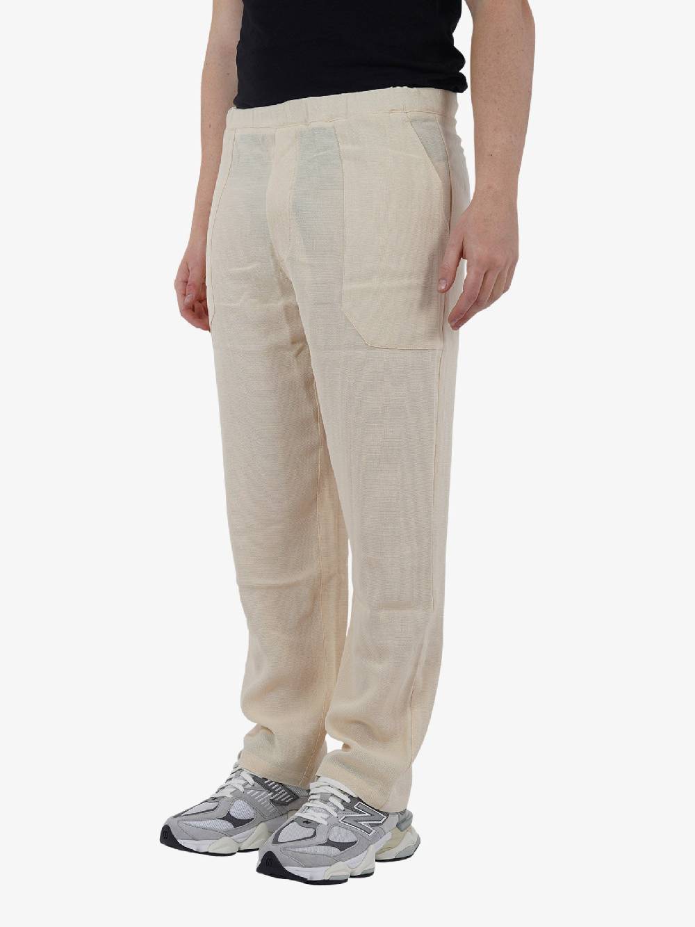 SILTED Pantalone DUNE Uomo Lino Panna