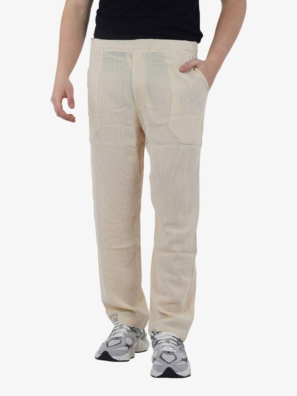 SILTED Pantalone DUNE uomo Lino panna