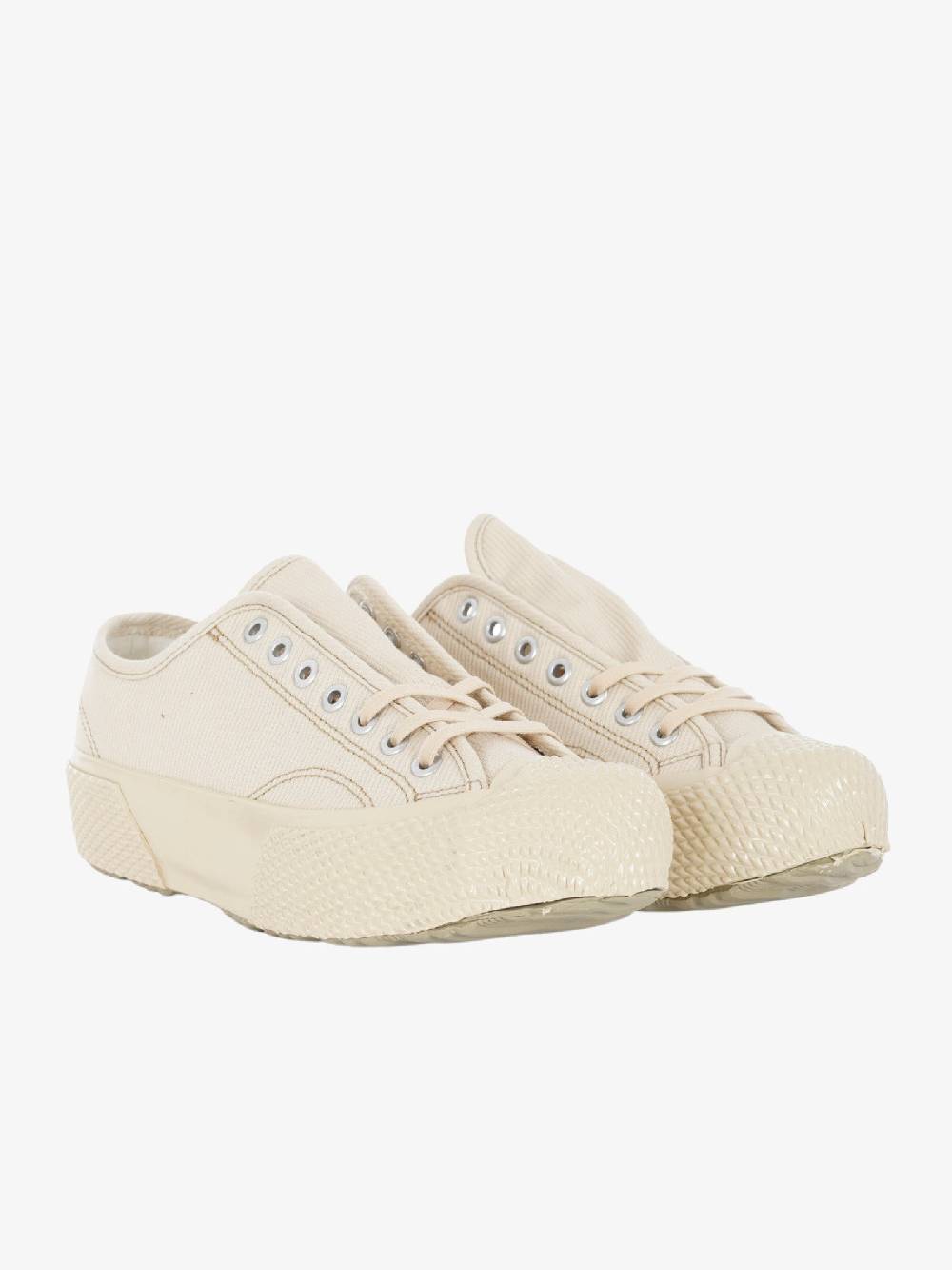 SUPERGA Sneakers 2434 MILITARY DECK PIQUE Uomo Bianco Caldo/bianco