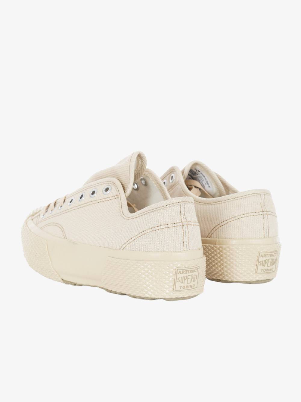 SUPERGA Sneakers 2434 MILITARY DECK PIQUE Uomo Bianco Caldo/bianco