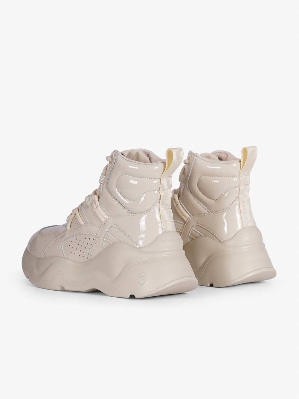 ACUPUNCTURE Sneakers Acu Reflex Hight-Top Donna In Microfibra Crema