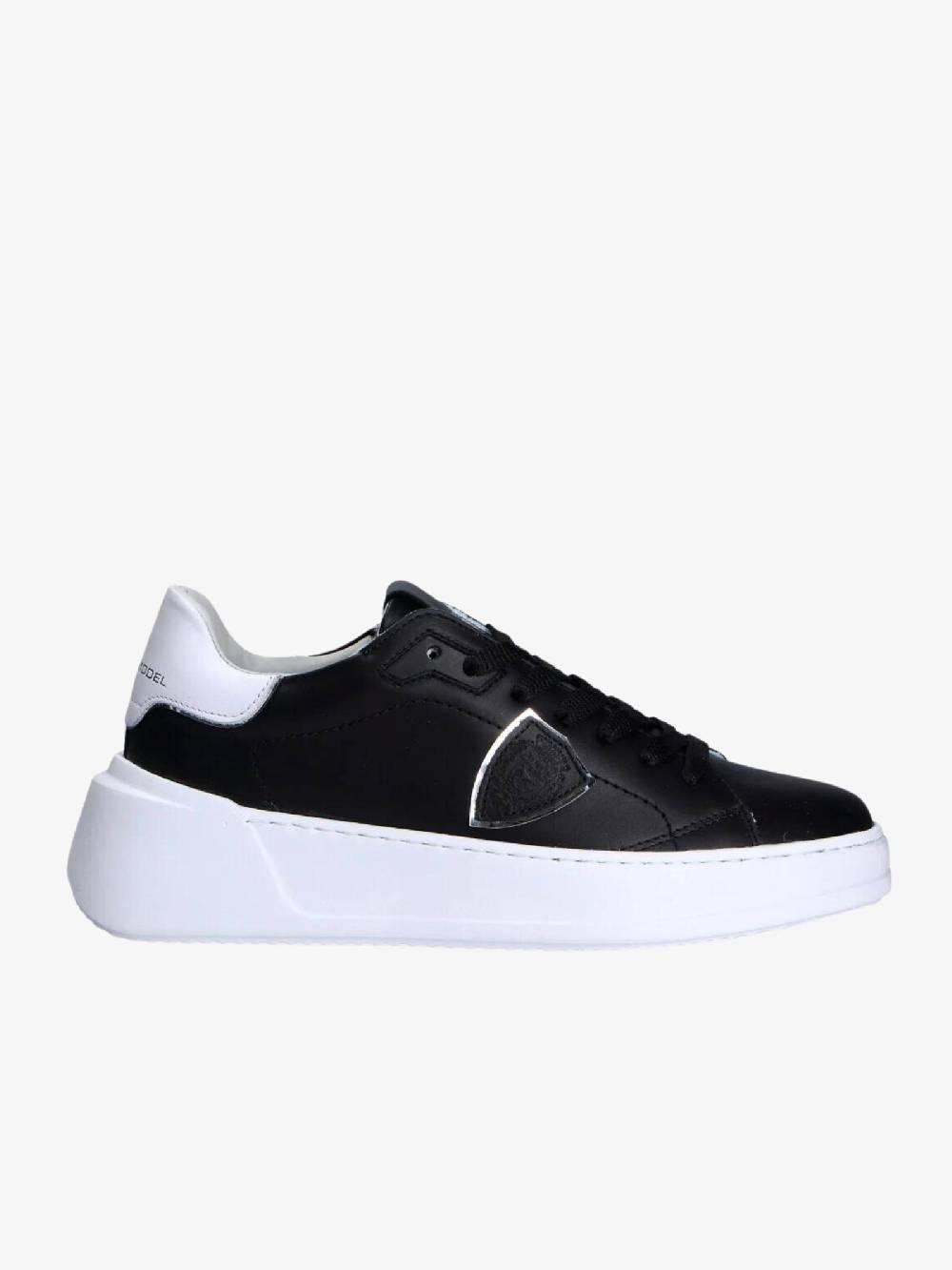 PHILIPPE MODEL Sneakers BJLDV005 Tres Temple low donna nera