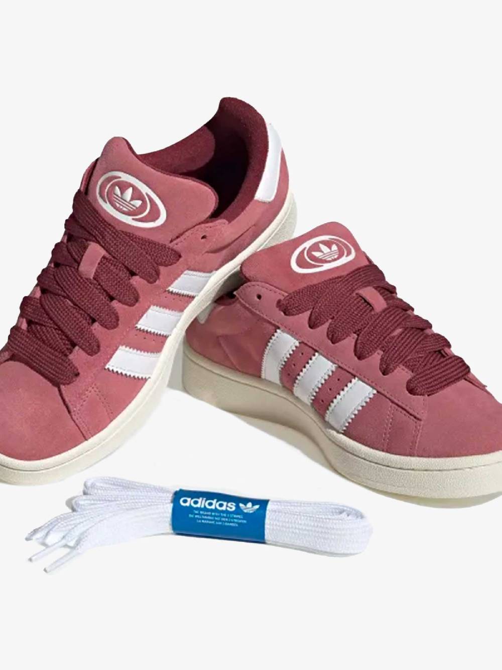 ADIDAS Sneakers Campus 00S HP6286 In Pelle Rosa Scuro/bianco