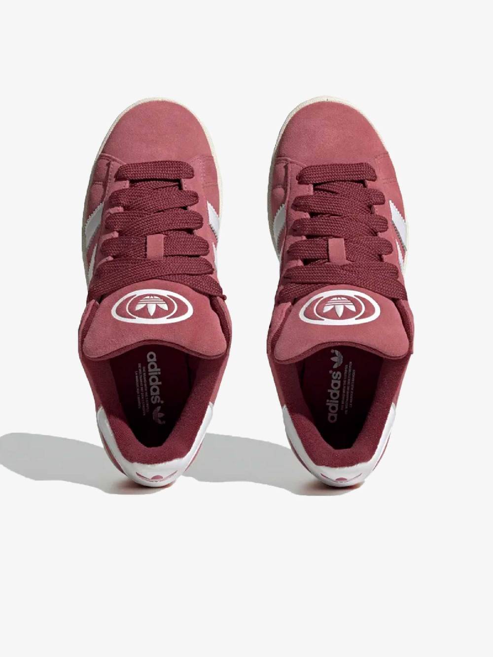 ADIDAS Sneakers Campus 00S HP6286 In Pelle Rosa Scuro/bianco