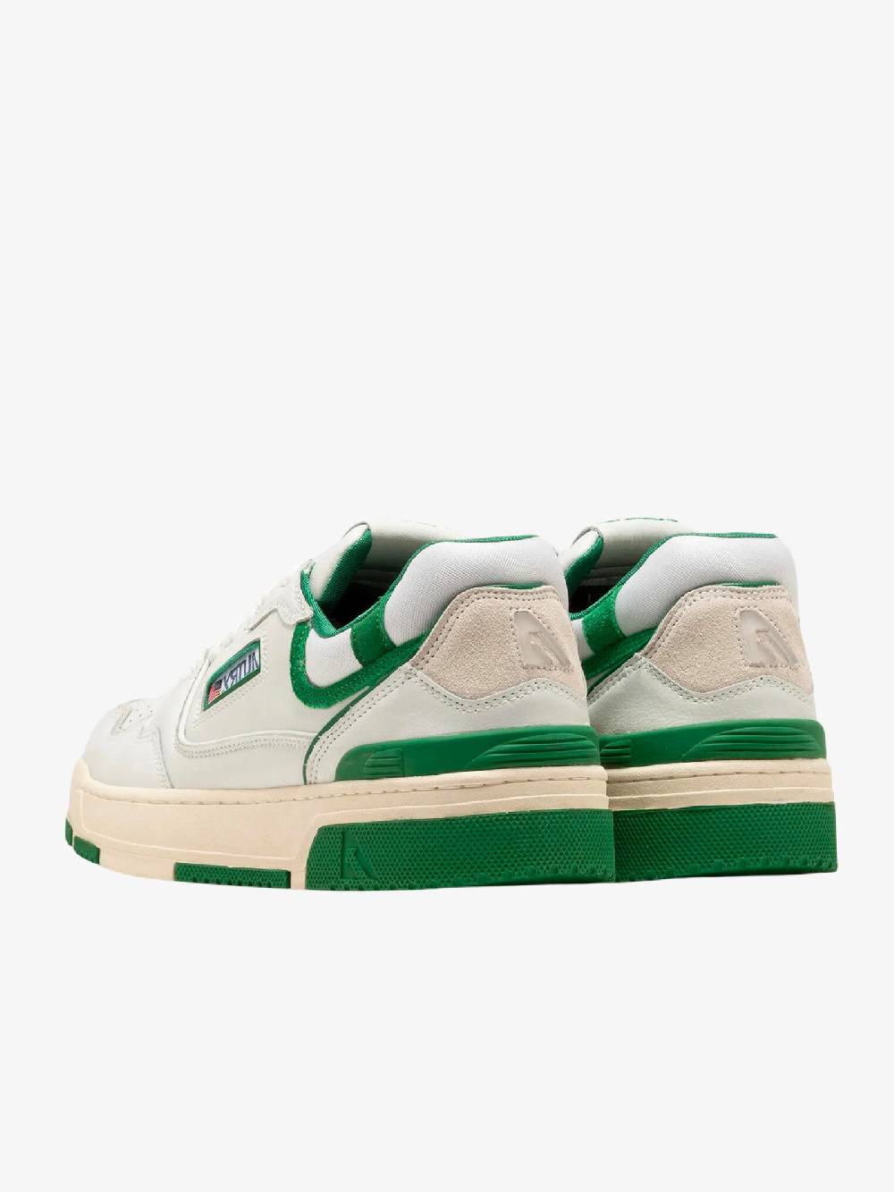 AUTRY Sneakers CLC ROLMMM09 Uomo In Pelle Bianco/verde