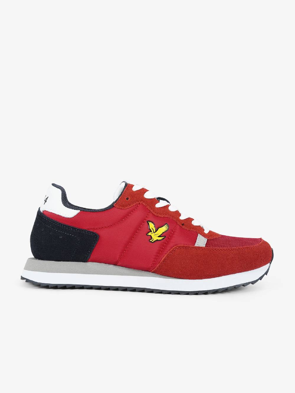 LYLE & SCOTT Sneakers Dyce uomo pelle sintetica rosso