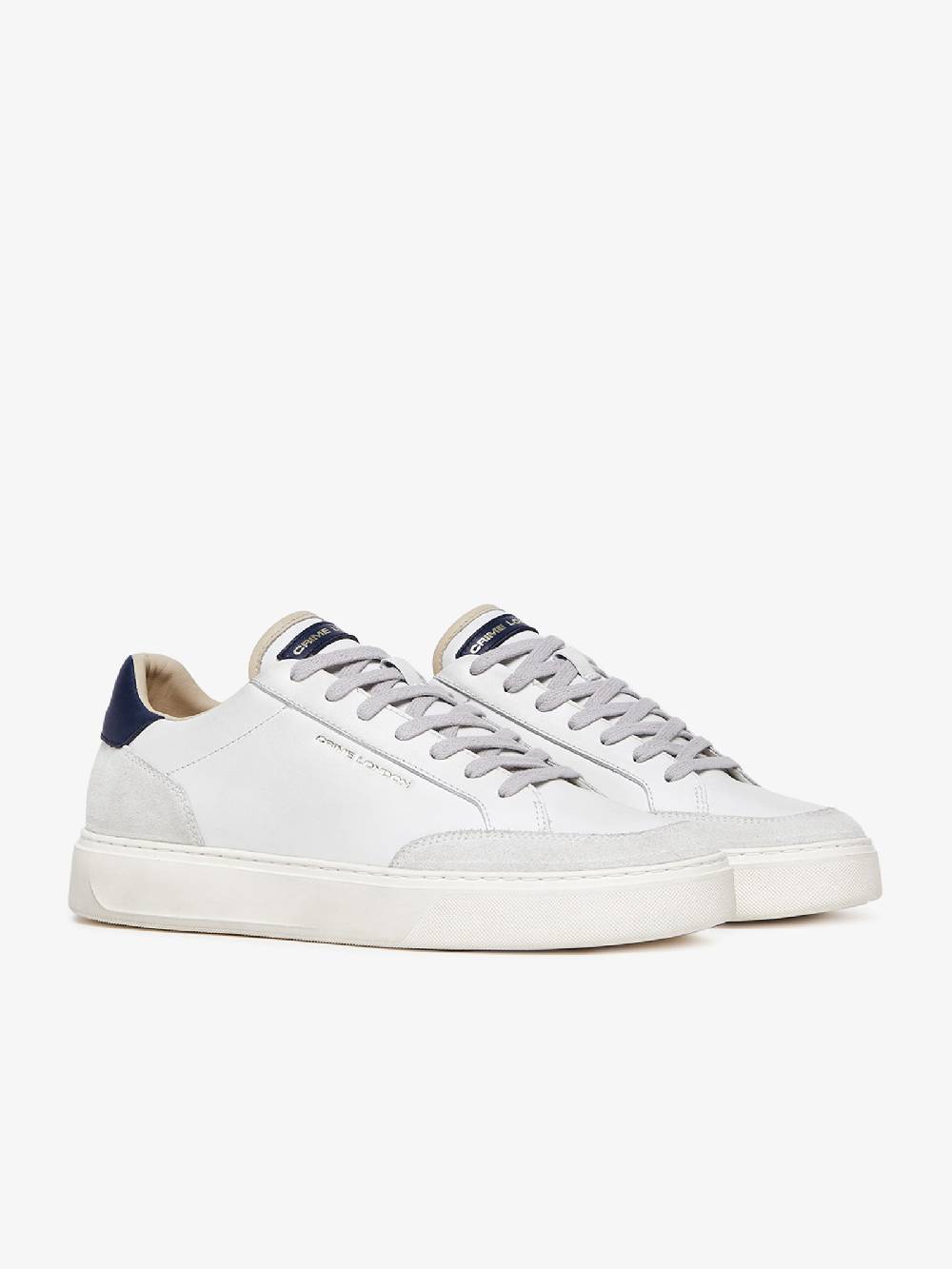 CRIME LONDON Sneakers ECLIPSE 17673PP6 Uomo Pelle Bianco
