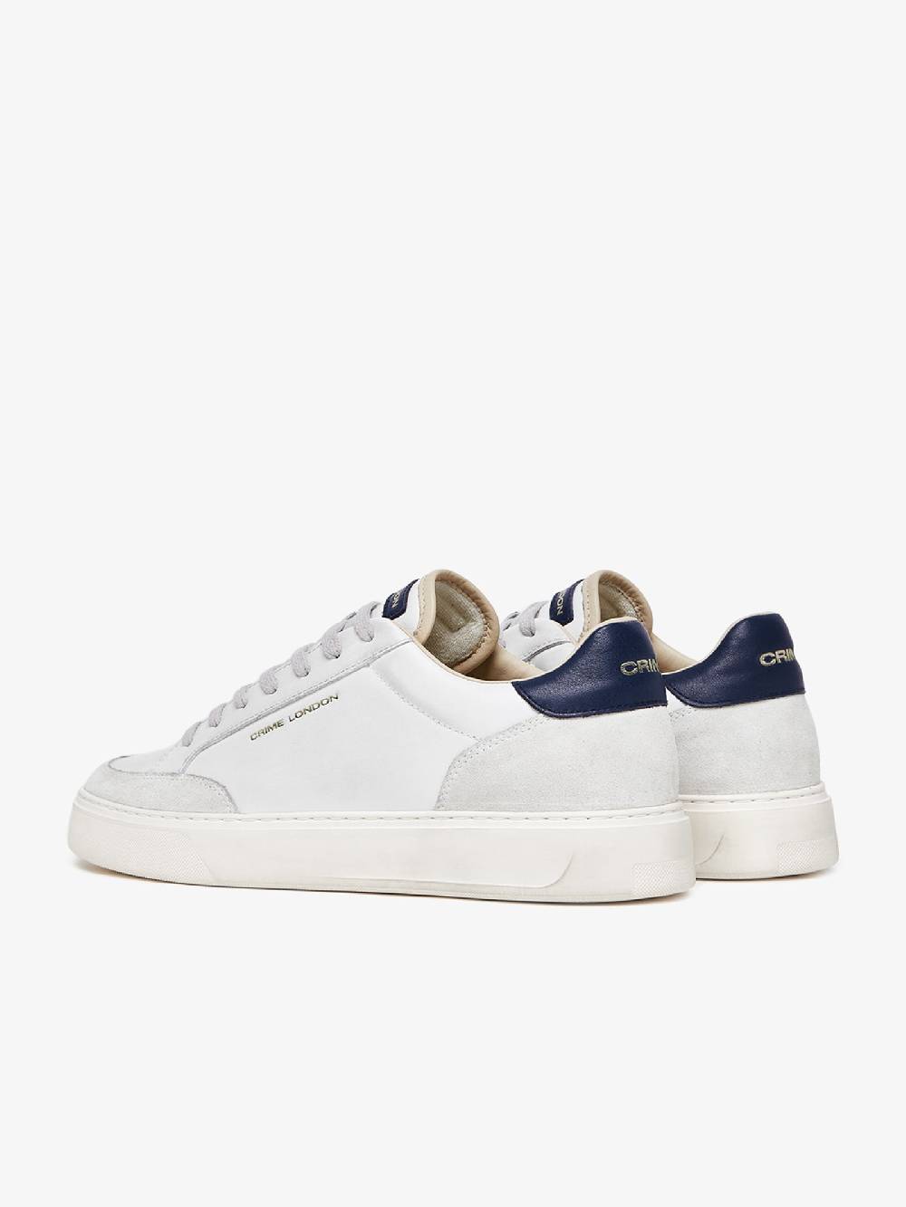 CRIME LONDON Sneakers ECLIPSE 17673PP6 Uomo Pelle Bianco
