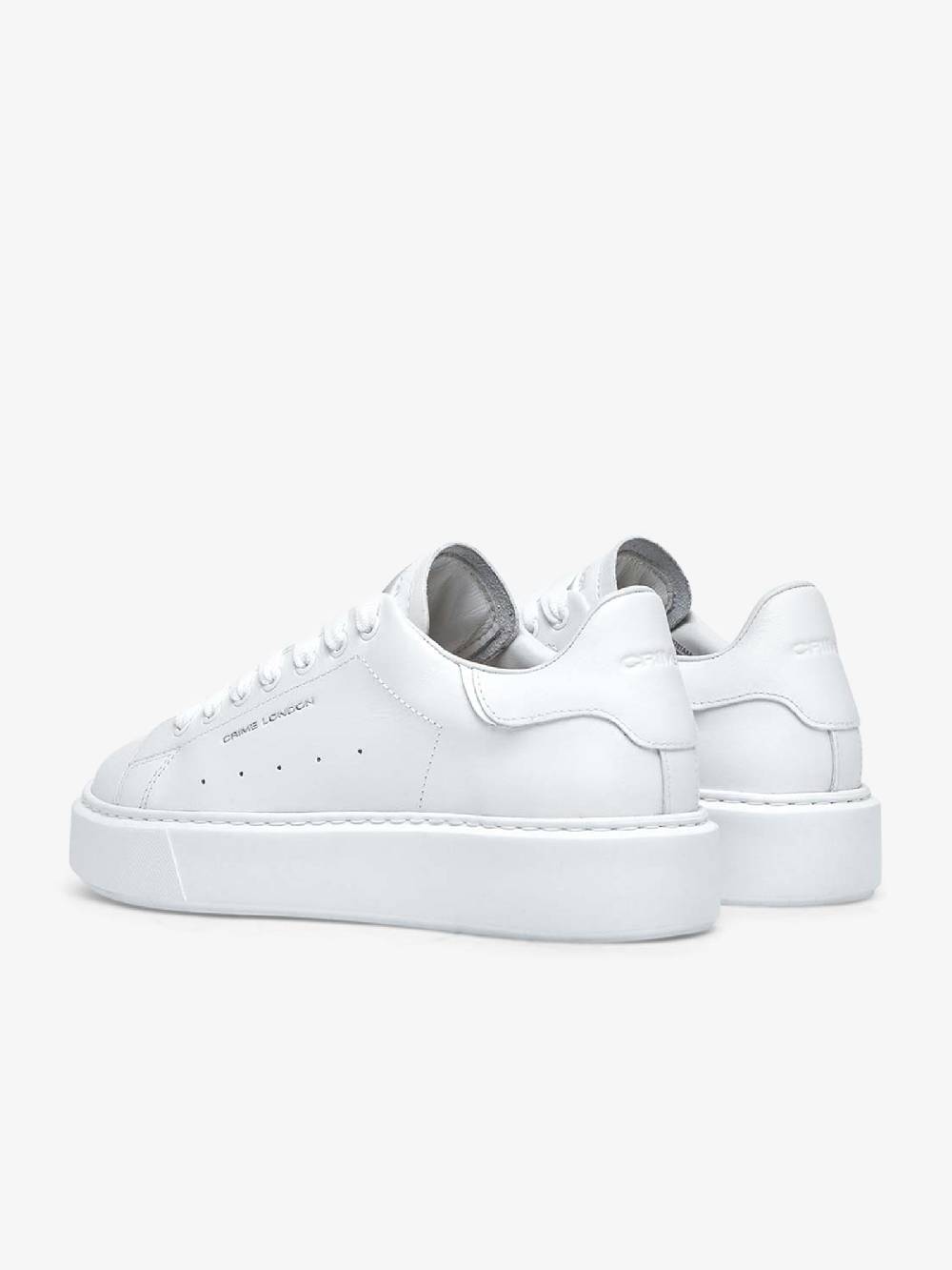 CRIME LONDON Sneakers Elevate 28707AA6 Donna In Pelle Bianco