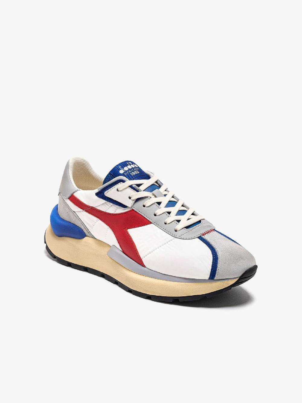 DIADORA Sneakers ELITE 201.180469_ Uomo Pelle Bianco