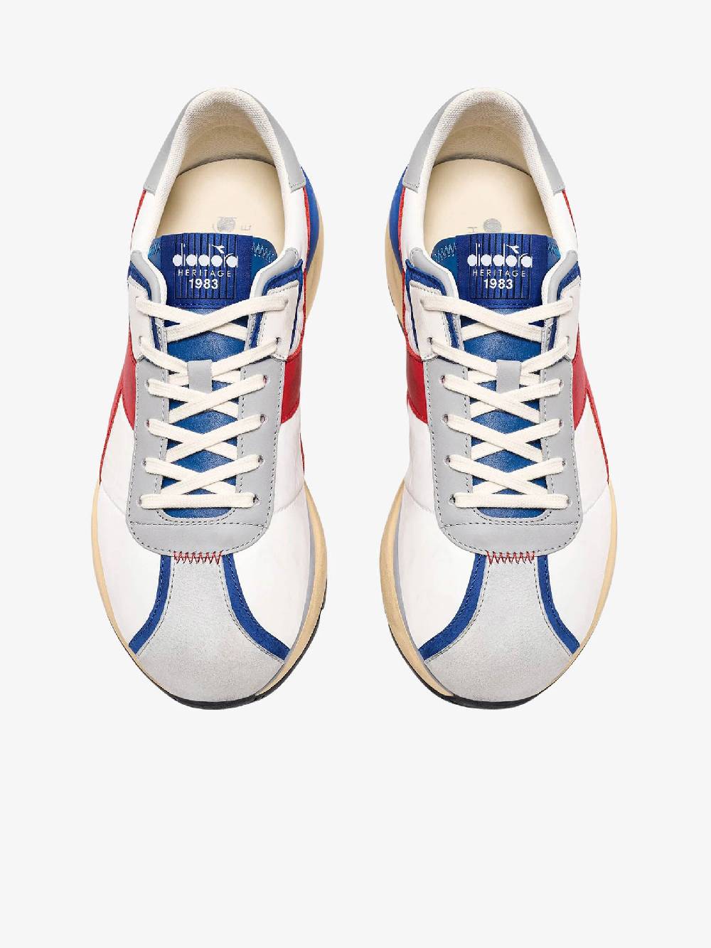 DIADORA Sneakers ELITE 201.180469_ Uomo Pelle Bianco